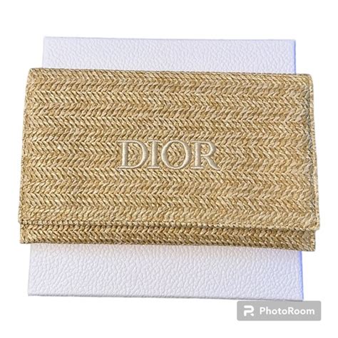 cream dior bag|dior cosmetic bag price.